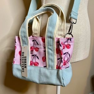 UO cherry printed mini tote